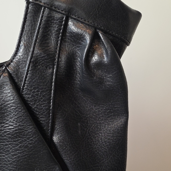 "MATT by Matt & Nat" Black Vegan Leather Shoulder Bag with Stud Detail - Picture 5 of 13